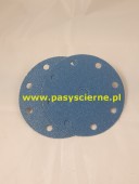 Krążek ścierny na rzep 125mm P100 SA331 9-OTWORÓW STAL/INOX