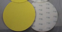 Krążek ścierny na rzep 225mm P220 Yellow MULTI StandardPad SOFT (papier perforowany/dziurkowany)