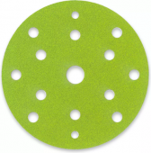 Krążek ścierny na rzep 150mm P060 15-OTWORÓW SIA1550 siapower (zielony)