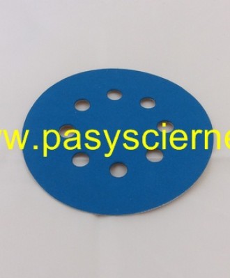 Krążek ścierny na rzep 125mm P040 SA331 8-OTWORÓW STAL/INOX