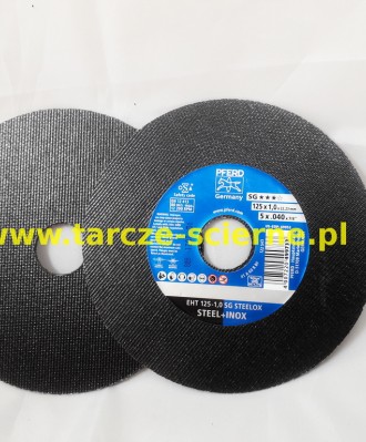 Tarcza do cięcia T41-125x1,0x22 PFERD EHT A60 SG STAL/INOX
