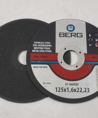 Tarcza do cięcia T41-125x1,6x22 MC A60SBF STAL/INOX